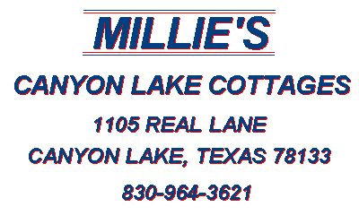 Millie's Canyon Lake Cottages